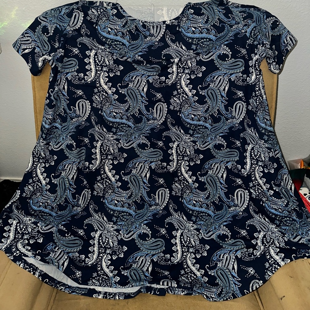 Plus size, Floral women blouse